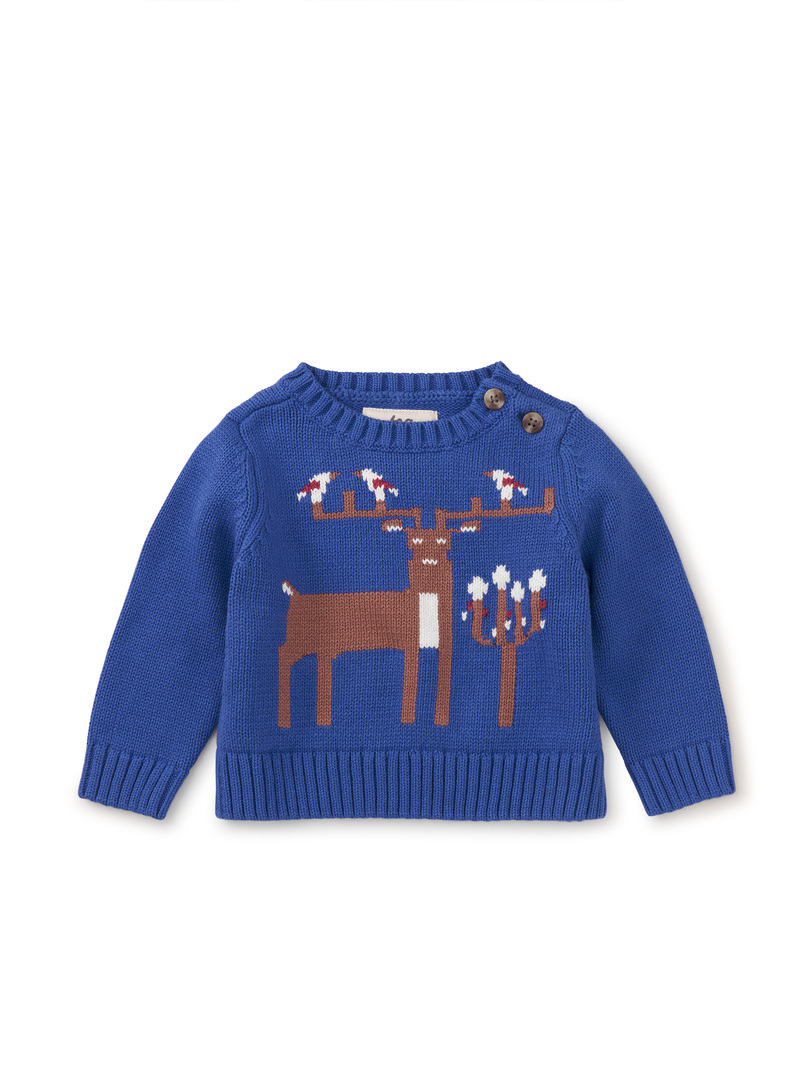 Reindeer Baby Sweater