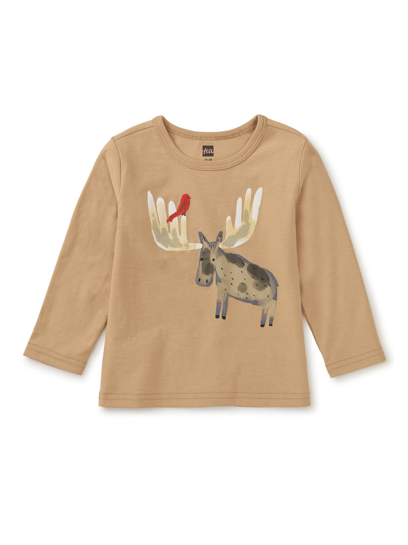 Moose & Bird Baby Graphic Tee