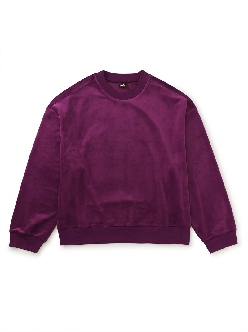 Adult Relaxed Velour Pullover