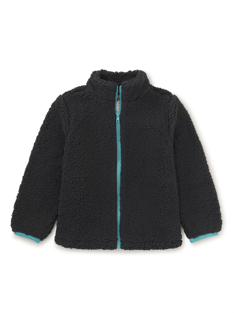 Teddy Fleece Zip Up Jacket