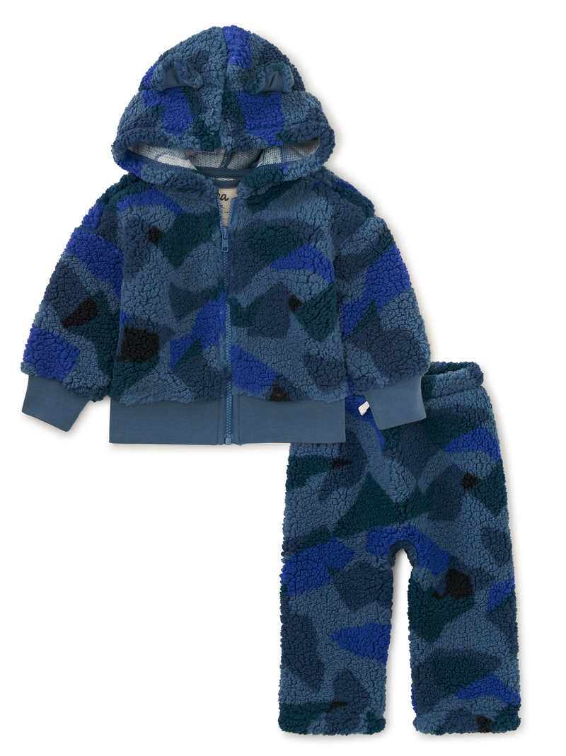 Teddy Fleece Hoodie & Pants Set