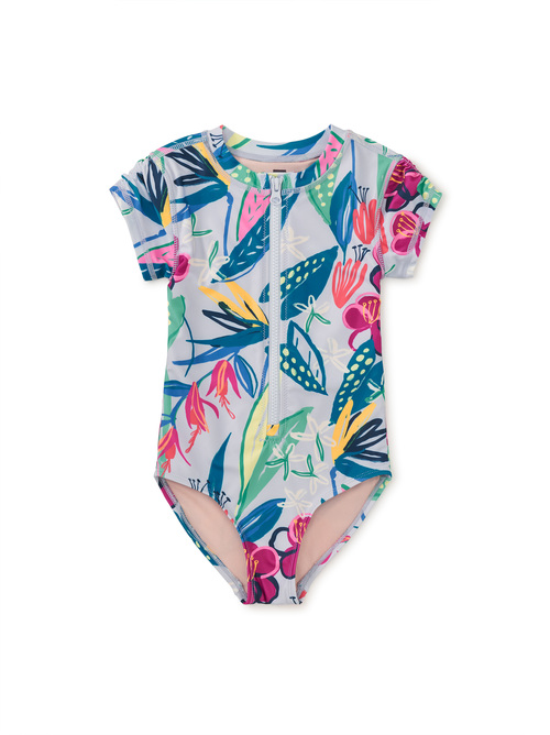  Rash Guard One-Piece Swimsuit