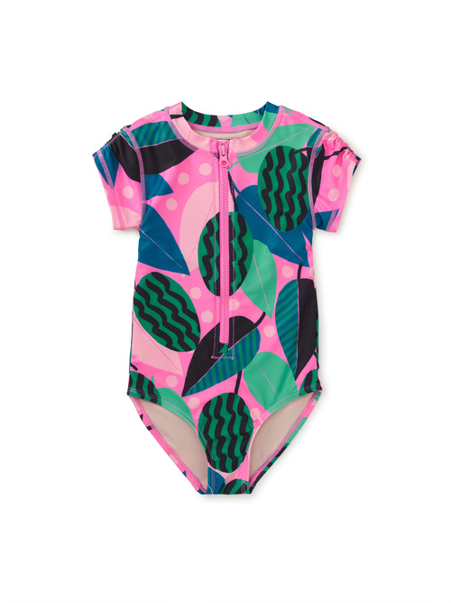  Rash Guard One-Piece Swimsuit