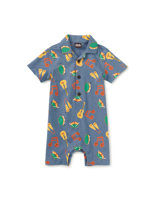 Camp Collar Baby Romper