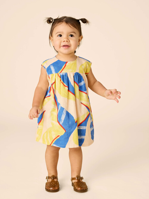 Printed Empire Baby Dress Set