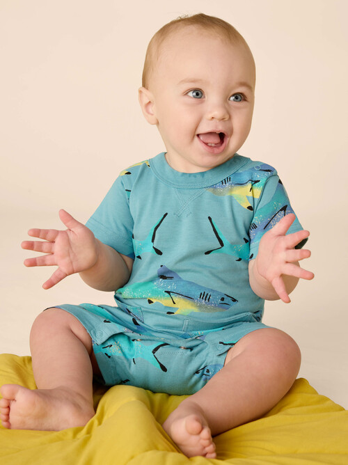 Double Pocket Baby Romper