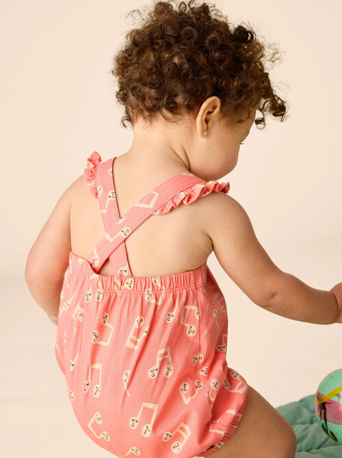 Cross-Back Baby Romper