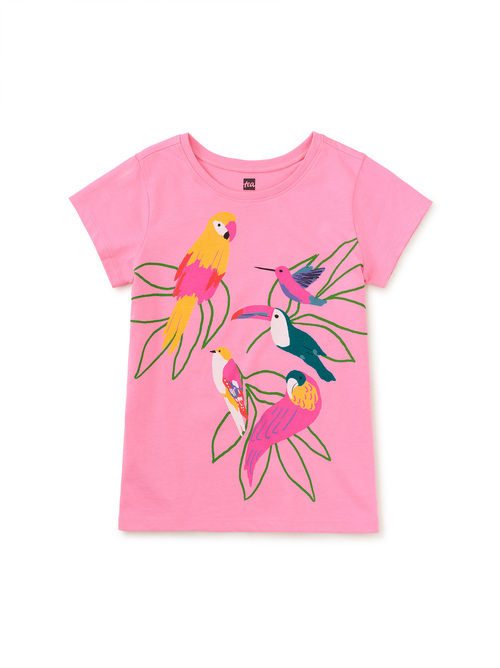  Tropical Birds Graphic Tee