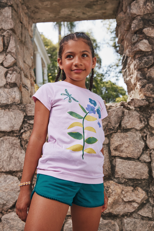 Dragonfly Floral Graphic Tee