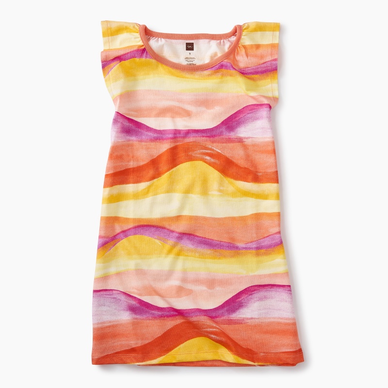 Desert Sunset Graphic Dress