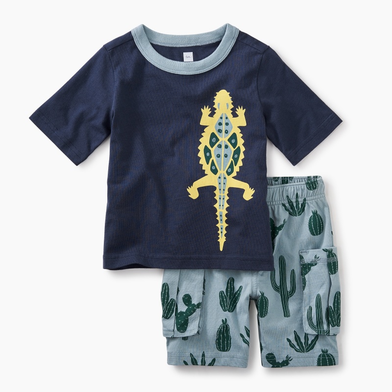 Desert Lizard Baby Outfit