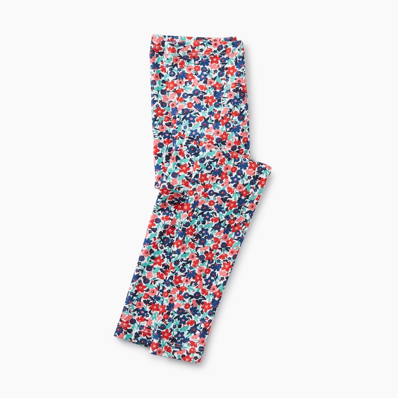 Cape Floral Ribbed Leggings