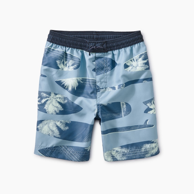 Printed Swim Trunks | Tea Collection