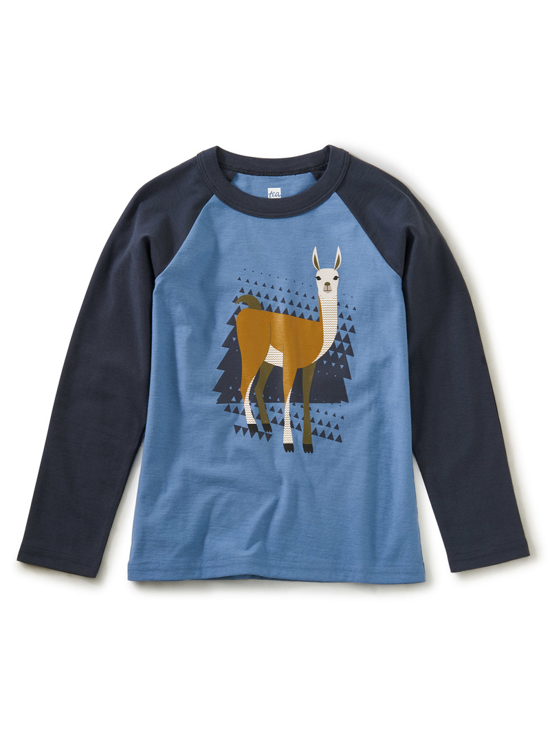 Go Guanaco Raglan Graphic Tee