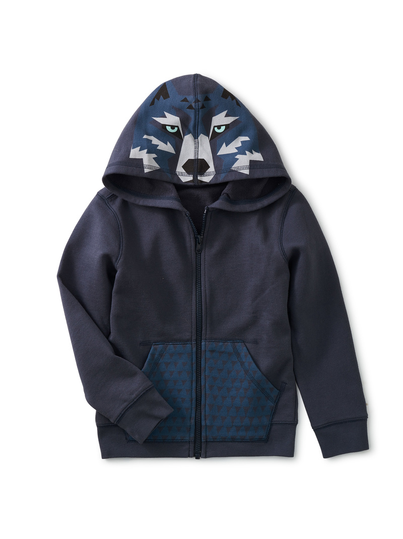 Wolf Head Growl Hoodie