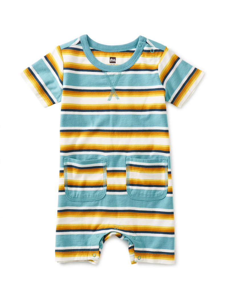 Double Pocket Baby Romper