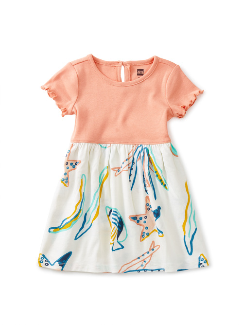 Print Mix Empire Baby Dress