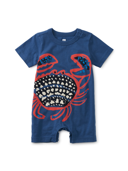 Crab Graphic Baby Romper