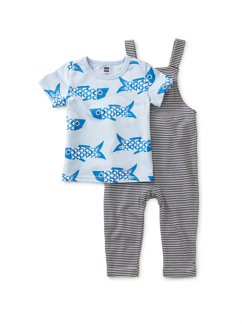 Overalls & Top Baby Set