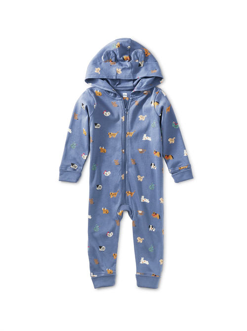 Bear Ears Hooded Baby Romper