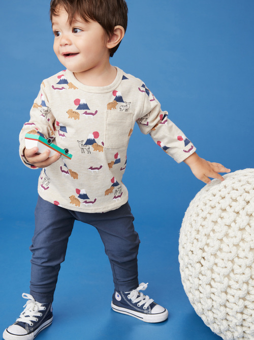 Mt Fuji Top & Pants Baby Set