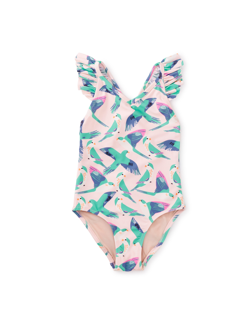 Ruffle One-Piece Swimsuit