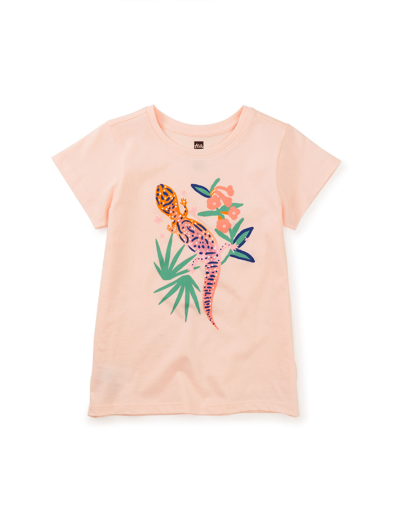 Lizard & Flowers Graphic Tee