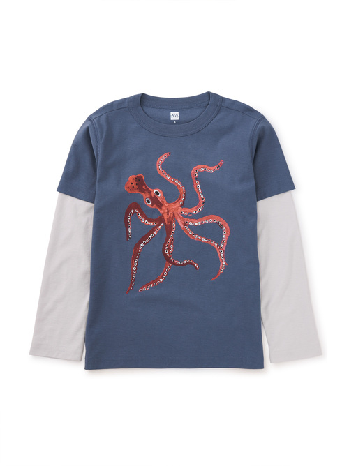 Octo Layered Sleeve Graphic Tee