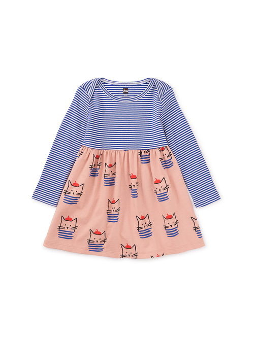 Print Mix Skirted Baby Dress