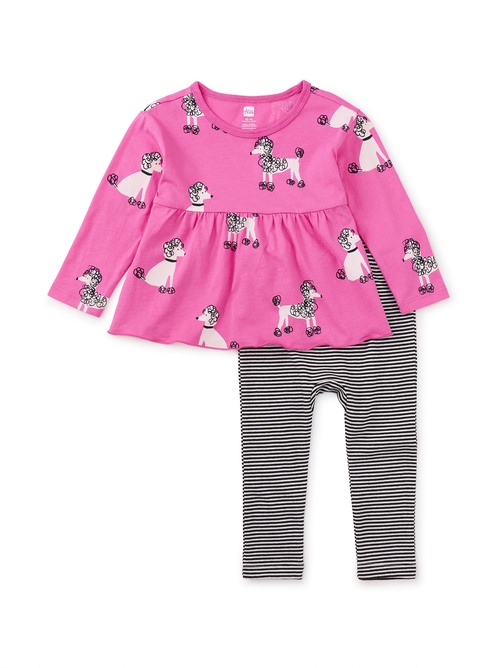 Peplum Top & Pants Baby Set