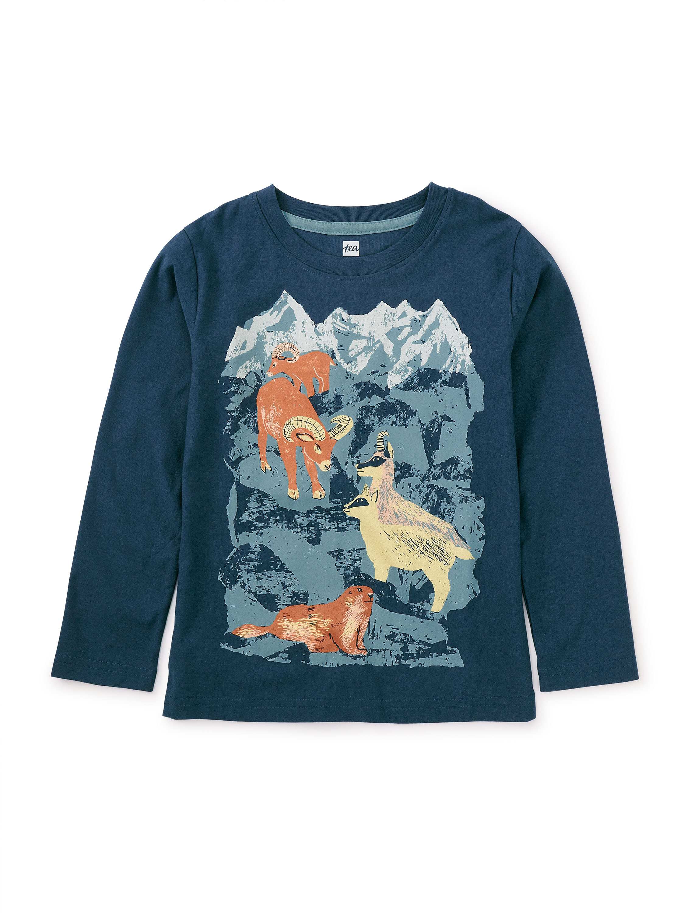 Mountain Goats Graphic Tee | Tea Collection