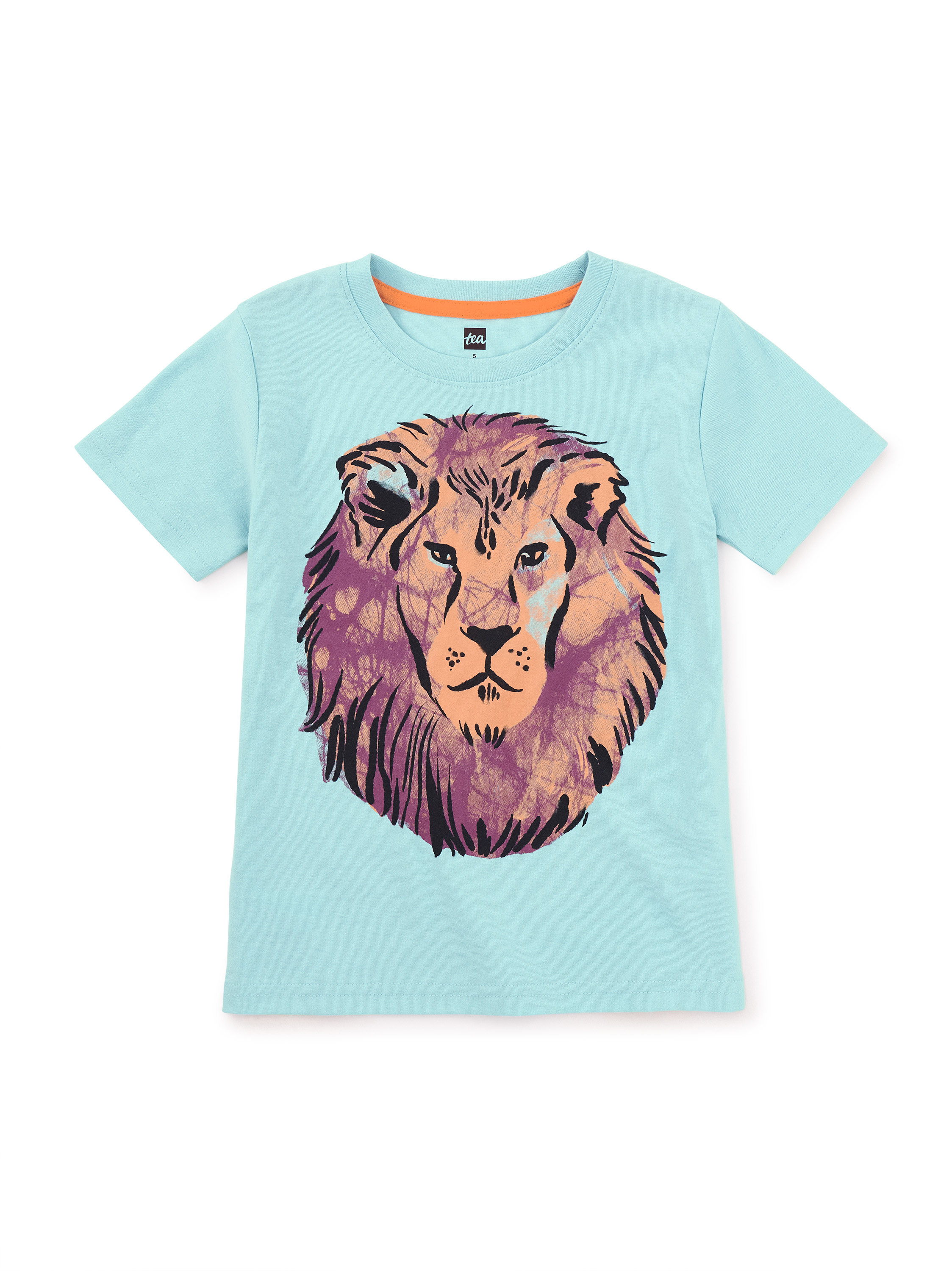 Tea Collection Lion Graphic Tee Canal Blue 7