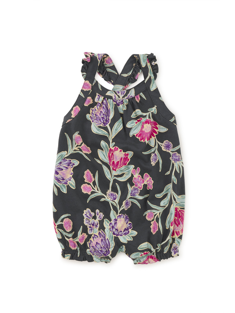 Cross-Back Baby Romper